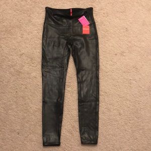 Spanx faux leather leggings